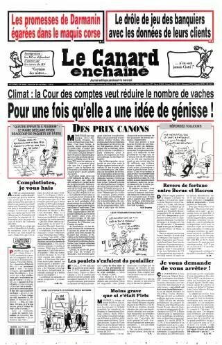 Le Canard encha&icirc;n&eacute; newspaper