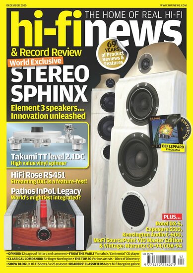 Hi-Fi News Magazine