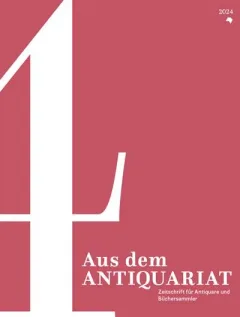 Aus dem Antiquariat (Tedesco)