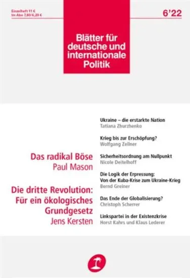Blätter Für und Internationale Politik (Tedesco)