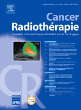 Cancer / radiothérapie (Francese) 1