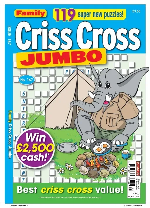 Family Criss Cross Jumbo Magazine