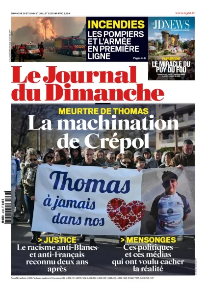 Le Journal du Dimanche Newspaper (Francese)