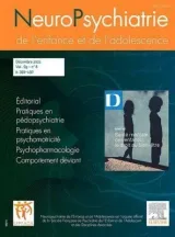 Neuropsychiatrie de l'enfance et de l'adolescence (Francese) 1
