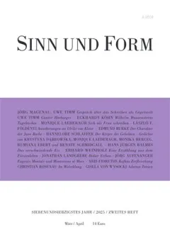 Sinn und Form (Tedesco)